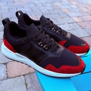 Men’s Buscemi Black/Red/white Ventura Retro Sneakers - Euro Size 45 - US Size 12